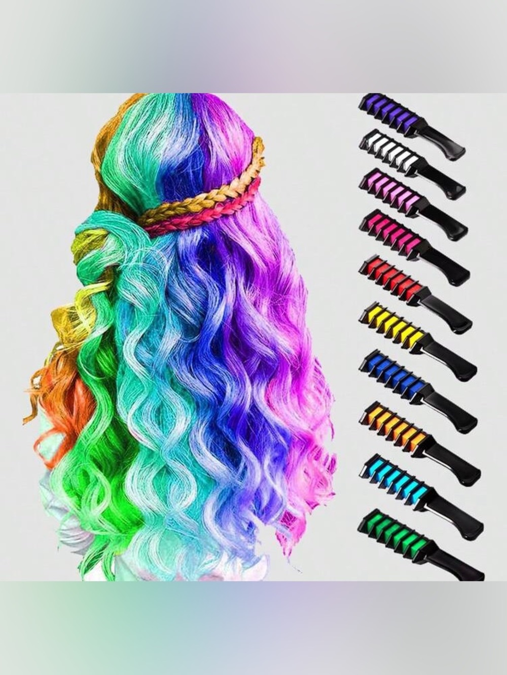 Temporary Hair Chalk Set - Multi Color - Picture 5 of 6